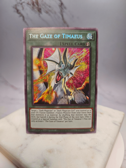 The Gaze of Timaeus (TCG Version: TTP1-JP003) Secret Rare Custom Card - Image 1