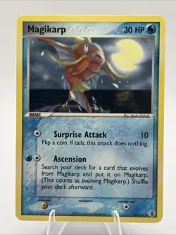 Pokemon TCG Magikarp EX FireRed & LeafGreen Card 67/112 Regular NM 2004 Vintage - Image 1