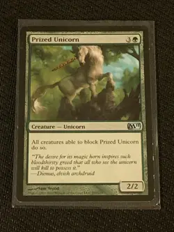 Magic the Gathering 2011 Prized Unicorn - Image 1