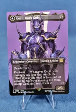 MTG Cecil, Dark Knight (Borderless) (380) | NM | Final Fantasy {FIN} - Image 1