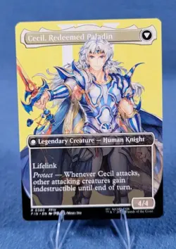 MTG Cecil, Dark Knight (Borderless) (380) | NM | Final Fantasy {FIN} - Image 3