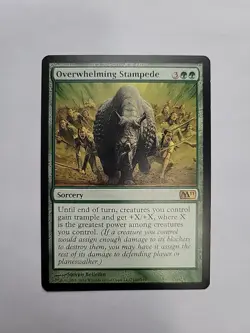 MTG - Overwhelming Stampede M11 Regular Rare #189 - Image 1
