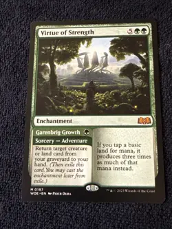 Virtue of Strength Wilds of Eldraine Regular - Image 1