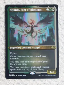 Sigarda, Font of Blessings - Fetched Foil NM MTG March of the Machine: AFM - Image 1