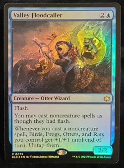 Magic: The Gathering - Valley Floodcaller. Bloomburrow. Foil, NM. Pack Fresh! - Image 1