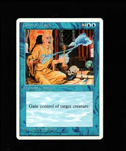 MTG Control Magic NM- 4th Magic the Gathering ~ Free Shipping ~ - Image 1