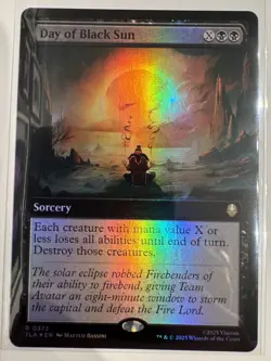 Day of Black Sun (Extended Art) Foil Avatar (TLA) Magic: The Gathering MTG NM - Image 1