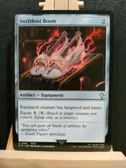 Swiftfoot Boots - Final Fantasy Commander - Uncommon - NM (see pics) MTG - Image 1