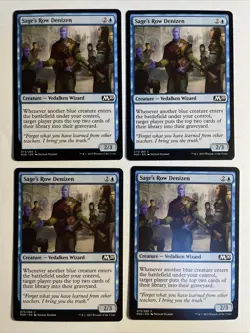 4x Mtg Core Set 2020 M20 Sage‘s Row Denizen NM Magic The Gathering - Image 1