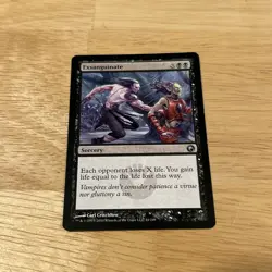 Exsanguinate Scars of Mirrodin Uncommon. 2010. Carl Critchlow. #61 - Image 1