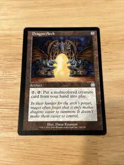 MTG Dragon Arch Apocalypse Artifact APC 2001. Dana Knutson - Image 1
