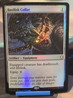 Basilisk Collar Commander Legends: Battle for Baldur's Gate Foil - Image 1