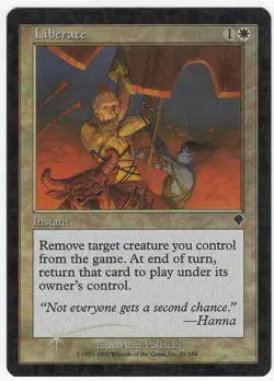 Liberate 2000 Invasion FOIL White Uncommon Instant MTG NM AZ1 - Image 1