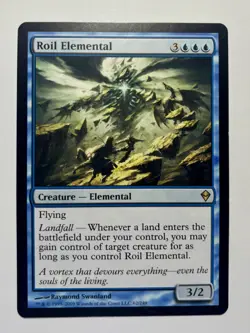 Roil Elemental Zendikar #62 NM MTG - Image 1