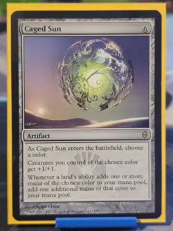 Caged Sun New Phyrexia Regular - Image 1