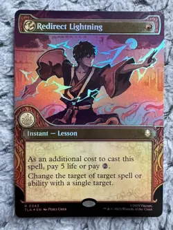 Redirect Lightning FOIL Showcase 343 Avatar TLA MTG Rare Unplayed Mint Instant - Image 1