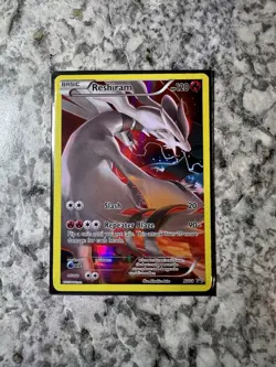 Pokemon TCG Reshiram XY Black Star Promos XY74 Full Art Holo Promo Card - Image 1