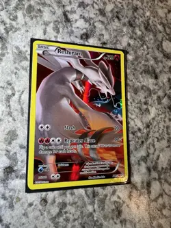 Pokemon TCG Reshiram XY Black Star Promos XY74 Full Art Holo Promo Card - Image 3