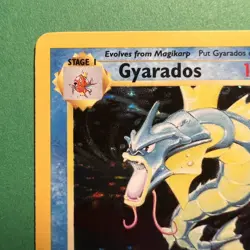 Pokemon TCG Gyarados 7/130 Base Set Unlimited Holo Rare Card NM - Image 2