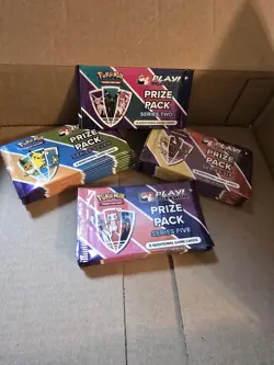 Play! Pokemon Prize Pack Series 5(10x), 6(10x), 7(10x), & 2(1x) [31 Packs] - Image 1