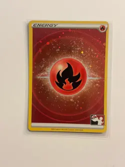 Fire Energy Cosmos Holo Pokemon Prize Pack Series 3 FAST SHIP *D - Image 1