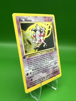 Pokemon TCG 1st Edition Mr. Mime Jungle 6/64 Holo Unlimited Holo Rare WOTC NM - Image 2