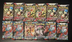 Pokemon Booster Packs - Mixed New/Sealed Lot of 12 - Image 1