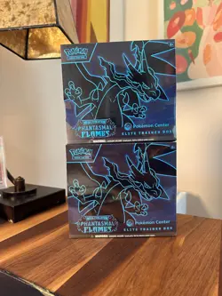 (2X) Phantasmal Flames Pokemon Center Elite Trainer Box ETB Set of 2 - Sealed - Image 1