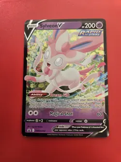 Sylveon V SWSH202 NM Holofoil Promo Rare Pokemon TCG - Image 1