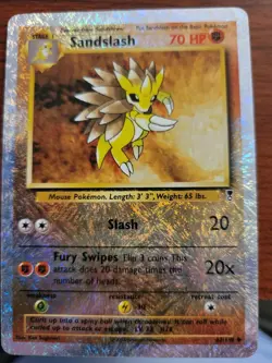 Pokemon TCG Sandslash 62/110 Legendary Collection Reverse Holo LP Ships Globally - Image 1