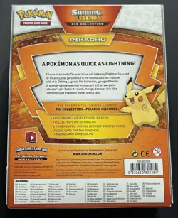 Pokemon Shining Legends Pikachu Pin Collection - Sealed Box English - Image 2