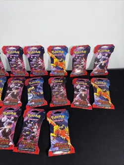 Pokemon TCG DESTINED RIVALS Sleeved Booster Packs New Sealed Lot of 27 Packs Box - Image 4