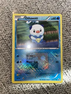 Pokemon Oshawott Crosshatch Holo League Promo B&W 27/114 Near Mint - Image 2