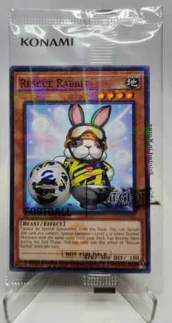 Yugioh Rescue Rabbit & Neymar Jr 2025 eFootball Promo Set EFC1-EN001 Sealed - Image 1