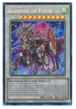 Baronne de Fleur RA01-EN034 Prismatic Collector's Rare 1st Edition NM Yugioh - Image 1