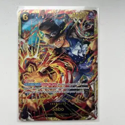 ONE PIECE Card Sabo SEC OP13-120 - Carrying on His Will ENGLISH Mint - Image 1