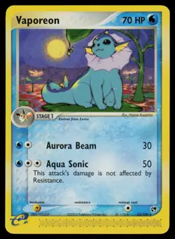 Vaporeon - 25/100 - Pokemon Card Ex Sandstorm Rare - NM - Image 1