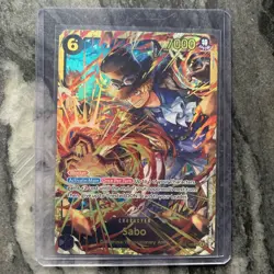 ONE PIECE Card Sabo SEC OP13-120 - Carrying on His Will ENGLISH Mint - Image 1