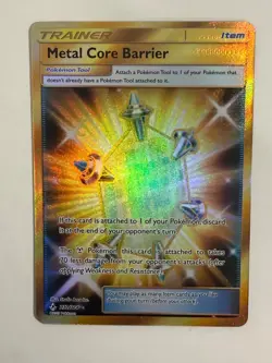 Metal Core Barrier 232/214 Pokemon Card Sun & Moon Unbroken Bonds Holo Rare - Image 1