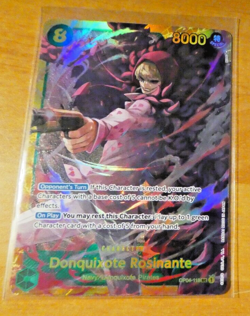 ONE PIECE ENGLISH CARD HOLO GAME CARTE Donquichotte Rosinante OP04-119 EN JCC NM - Image 1
