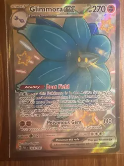 Glimmora ex - 218/091 - Shiny Ultra Rare - Paldean Fates - NM/M - Pokemon Card - Image 1