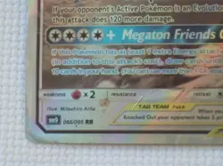 Pokemon Card Eevee & Snorlax GX SM9 066/095 Holo - Image 4