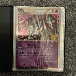 Pokemon 25th Anniversary Jumbo Binder & Card Bundle | Mimikyu SWSH136 & More - Image 2