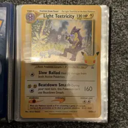 Pokemon 25th Anniversary Jumbo Binder & Card Bundle | Mimikyu SWSH136 & More - Image 4