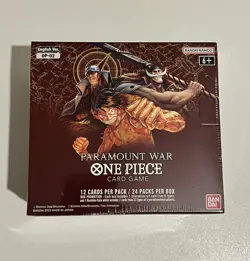 One Piece Card Game OP-02 Paramount War Booster Box English Sealed - Image 1