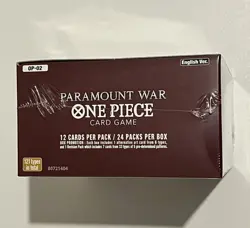 One Piece Card Game OP-02 Paramount War Booster Box English Sealed - Image 5