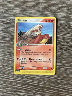 Blaziken 15/109 Ex Ruby & Sapphire Pokemon Card E Series Rare Non-Holo - Image 1