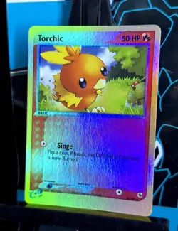 Torchic 74/109 Reverse Holo EX Ruby & Sapphire Pokemon Card - Near Mint NM - Image 3