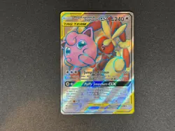 Mega Lopunny & Jigglypuff GX 225/236 Cosmic Eclipse Set Tag Team Pokemon Card - Image 1