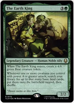 MTG Avatar: The Last Airbender The Earth King Foil (Rare) - Image 2